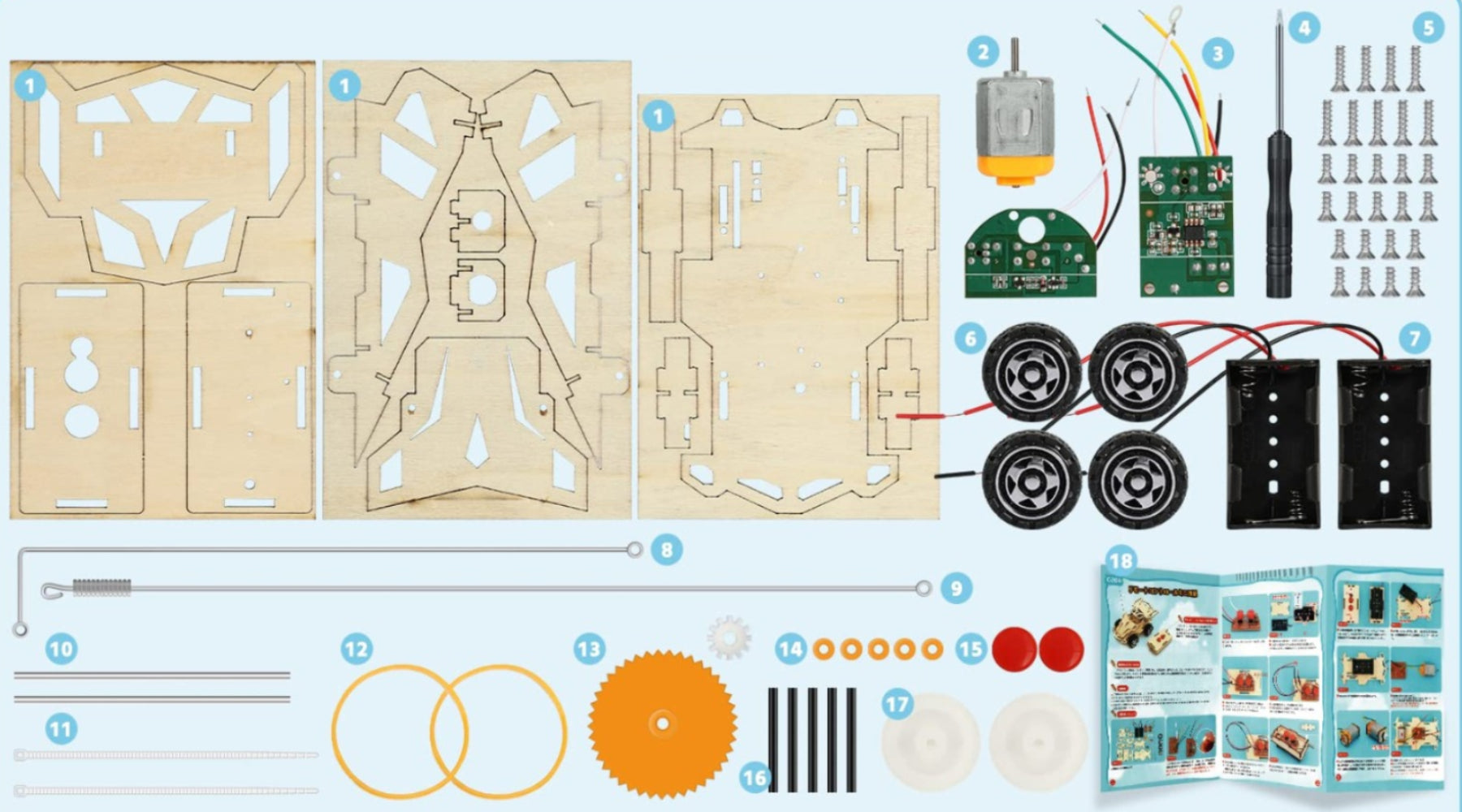 Wooden RC Car Kit 🚗🔧