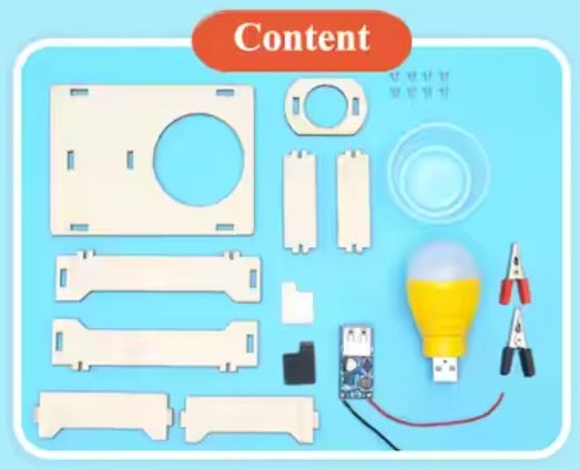 Salt Water Power Lamp🔬💡